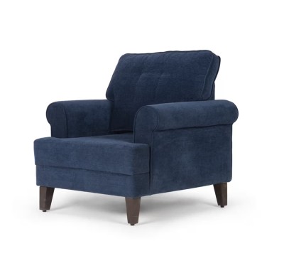 Dreamer Plus Sofa Blue - Single Seater by Wakefit